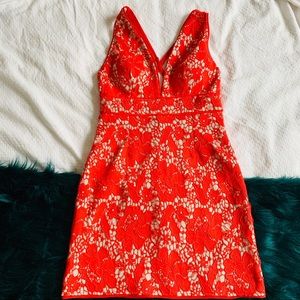 Red Lace Dress